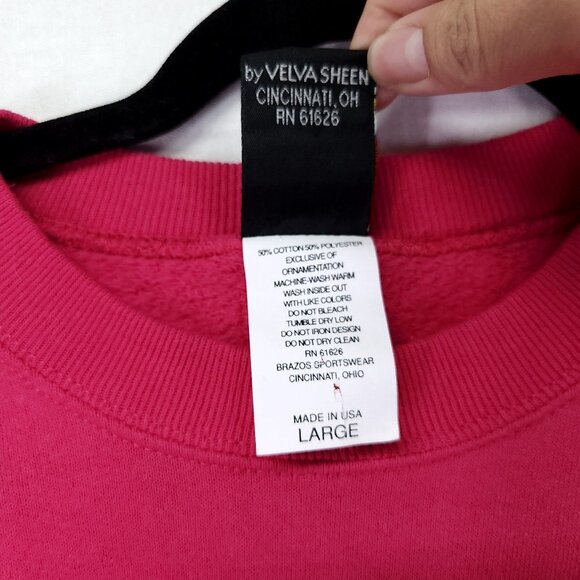 Vintage 90s Mickey Mouse Unlimited Crewneck Sweatshirt Size Large USA Fleece - Picture 6 of 13